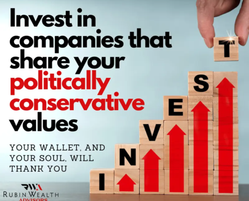 Investing in Companies that share your politically conservative values.