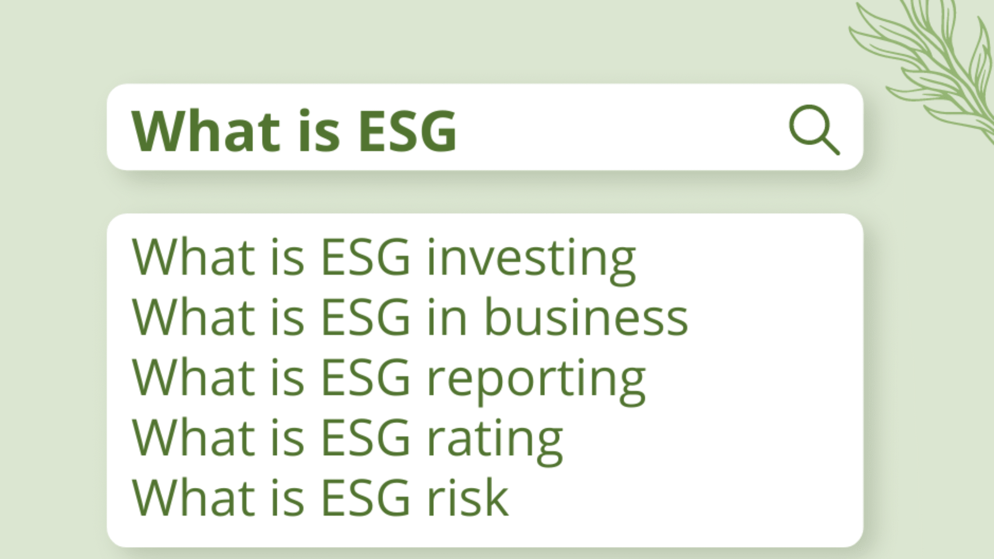 What Is Environmental, Social, and Governance (ESG)?